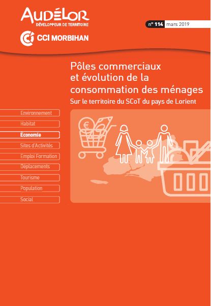 Pôles commerciaux et évolution de la consommation des ménages sur le territoire du SCoT du Pays de Lorient