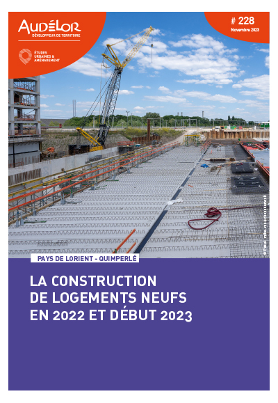 La construction de logements neufs en 2022 et début 2023 sur le pays de Lorient - Quimperlé 